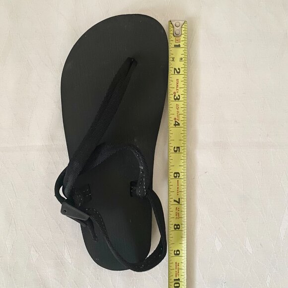 Earth Runners Black Primal Grounding Sandals Women's 7 Men's 5 Minimalist - Picture 9 of 10